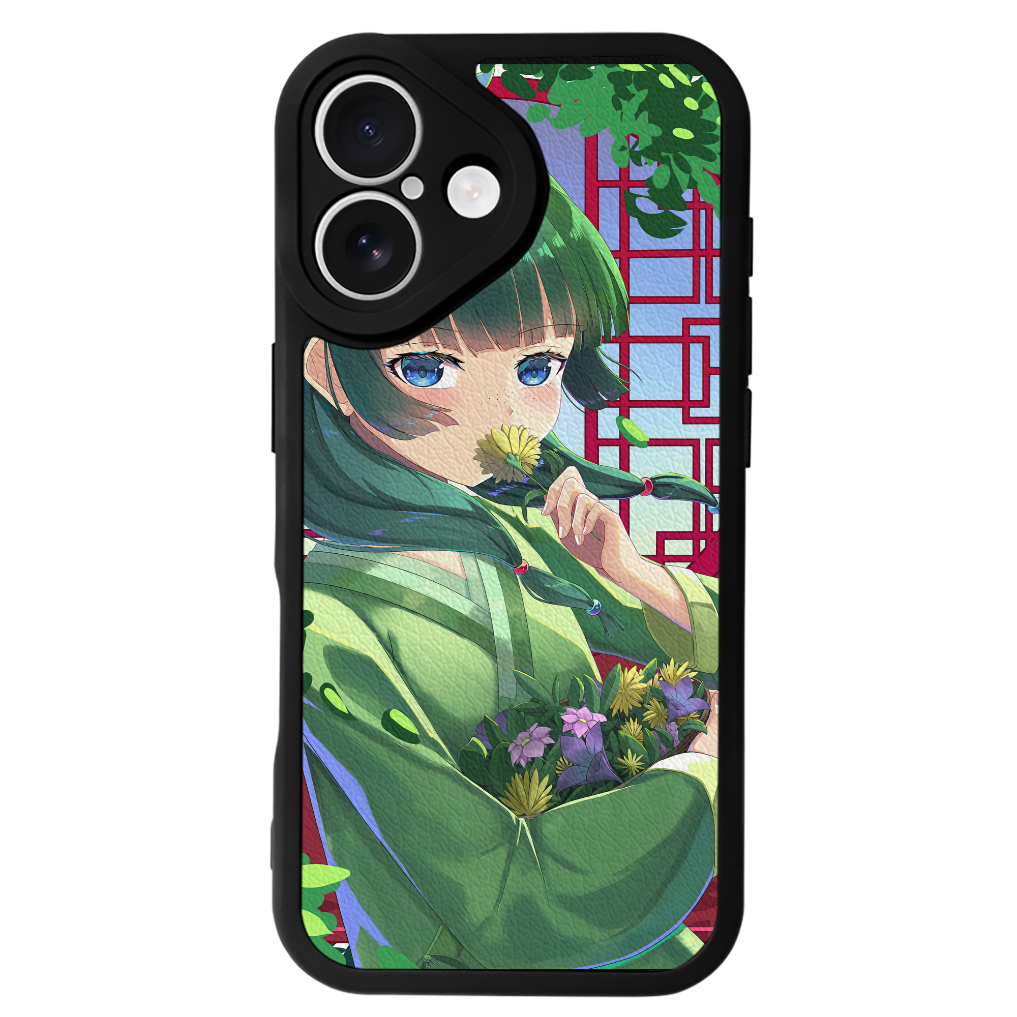 （画像用） 薬屋のひとりごと The Apothecary Diaries 【iPhone 16シリーズ対応】シリコンスマホケース（レザー調） 材質：シリコン